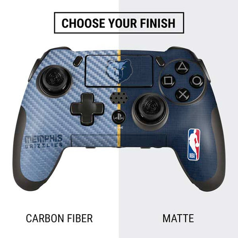 NBA Memphis Grizzlies Canvas PlayStation Scuf Vantage 2 Controller Skin